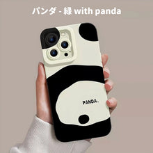 画像をギャラリービューアに読み込む, iPhoneケース パンダさん iPhone16ケース・全機種対応 かわいい シリコン カップル向け