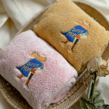 画像をギャラリービューアに読み込む, オーダーメイド 名入れタオル 文字刺繍入り イラストマフラータオル コットン