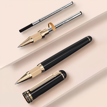 画像をギャラリービューアに読み込む, 【オーダーメイド】名入れサインペン 金属中性ペン|ビジネスマン用 高級オフィス|金属製 重み感 水性ボールペン 高級カスタム ギフトセット