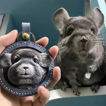 画像をギャラリービューアに読み込む, ストラップ カスタマイズ キーホルダー ペットの写真 牛革 手作り