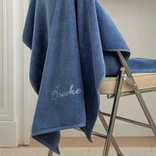 画像をギャラリービューアに読み込む, オーダーメイド 名入れタオル 刺繍入りバスタオル コットン