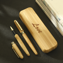 画像をギャラリービューアに読み込む, 名入れ 万年筆 ボールペン 自然風 環境保護 精緻な木製ギフトボックス ビジネス プレゼント