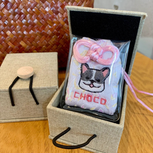 画像をギャラリービューアに読み込む, お守り|ペットの写真で作る|アクセサリー|刺繍|名前入り