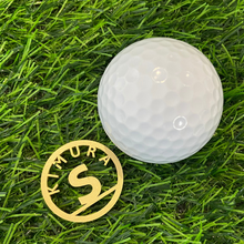 画像をギャラリービューアに読み込む, ゴルフマーカー オリジナルプレゼントーアルファベット【父の日】【敬老の日】【退職祝】【誕生日】