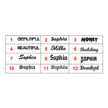 画像をギャラリービューアに読み込む, オーダーメイド|靴ひも・シューレース バックル 装飾品|名前入り 文字入り|プレゼント