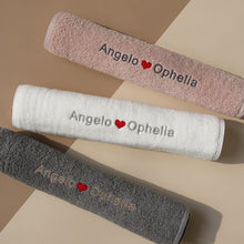 画像をギャラリービューアに読み込む, オーダーメイド 名入れタオル 刺繍入りマフラータオル コットン