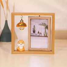 画像をギャラリービューアに読み込む, オーダーメイド旋回式両面フォトフレーム 柴犬