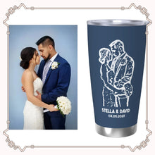 画像をギャラリービューアに読み込む, タンブラー 名前入り 名入れ 保温保冷 おしゃれ 真空断熱 手描きのパターン