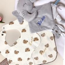 画像をギャラリービューアに読み込む, 名入れコットンよだれかけ