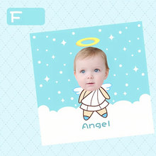 画像をギャラリービューアに読み込む, 【カスタマイズ可能】 お名前・写真いり タオルハンカチ イラスト風|コットン 柔らかい 幼稚園・誕生日 贈り物 プレゼント 名入れ  大人気出産祝い