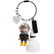 画像をギャラリービューアに読み込む, カスタマイズ可能|名前入り キーホルダー キーチェーン|バドミントンペンダント デコレーション プレゼント