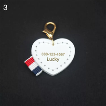 画像をギャラリービューアに読み込む, 【カスタマイズ可能】名前・電話番号入れ ペット迷子札 犬 猫 首輪 チョーカー ペットタグ 静音で軽量 本革 やわらかい おしゃれ ペットグッズ|Unimstar