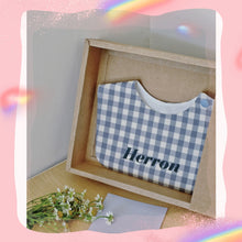 画像をギャラリービューアに読み込む, チェック柄よだれかけ・スタイ