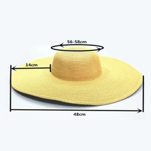 画像をギャラリービューアに読み込む, オーダーメイド 名前・メッセージ入り 麦わら帽子 日よけ帽子|夏 ストローハット 日差し対策|誕生日 プレゼント