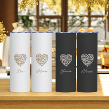 画像をギャラリービューアに読み込む, 名前入りタンブラー 名入れ コーヒーカップ デザイン おしゃれ 記念品 プレゼント