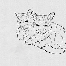 画像をギャラリービューアに読み込む, ペットの写真で作る 名入れ肖像画 電子版