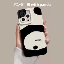画像をギャラリービューアに読み込む, iPhoneケース パンダさん iPhone16ケース・全機種対応 かわいい シリコン カップル向け