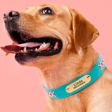 画像をギャラリービューアに読み込む, 【オーダーメイド】名前・電話番号入り 犬の首輪|うちの子 名入れ可能 カスタマイズ