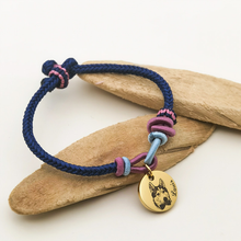 画像をギャラリービューアに読み込む, 写真入りブレスレット 手編み プレゼント
