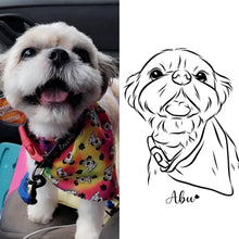 画像をギャラリービューアに読み込む, ペットの写真で作る 名入れ肖像画 電子版