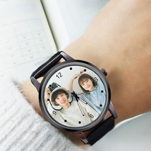 画像をギャラリービューアに読み込む, オーダーメイド 名前入り 写真入り 腕時計 ウオッチ おしゃれ シンプル 彼氏への贈り物