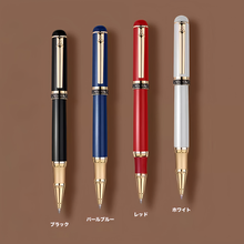 画像をギャラリービューアに読み込む, 【オーダーメイド】名入れサインペン 金属中性ペン|ビジネスマン用 高級オフィス|金属製 重み感 水性ボールペン 高級カスタム ギフトセット