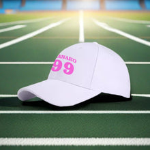 画像をギャラリービューアに読み込む, オリジナルキャップ 名入れ帽子 名前と背番号刺繍入り