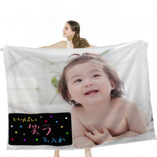 画像をギャラリービューアに読み込む, 写真入り 名入れブランケット