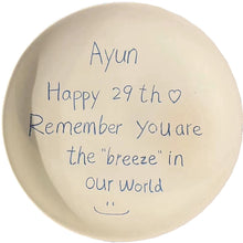 画像をギャラリービューアに読み込む, オーダーメイド 文字入りお皿 おしゃれ 食器 陶磁器 プレート