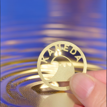 画像をギャラリービューアに読み込む, ゴルフマーカー オリジナルプレゼントー波【父の日】【敬老の日】【退職祝】【誕生日】