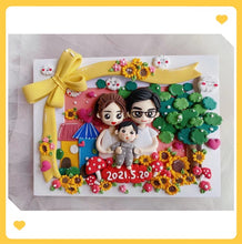 画像をギャラリービューアに読み込む, オリジナルフィギュア 3dフォトフレーム|結婚祝い 誕生日プレゼント|似顔絵 おしゃれ ギフト|Unimstar