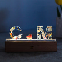 画像をギャラリービューアに読み込む, カスタム ドライフラワー入りナイトライト|クリスマスプレゼント 誕生日ギフト