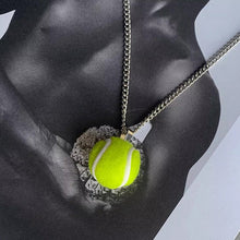 画像をギャラリービューアに読み込む, テニスボールのネックレス