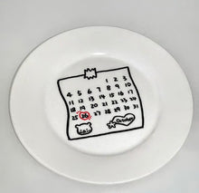 画像をギャラリービューアに読み込む, 【オーダーメイド】オリジナルプレート 日付入りお皿|陶磁器 記念日 誕生日プレゼント|Unimstar