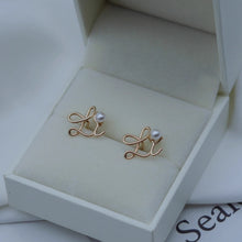 画像をギャラリービューアに読み込む, お名前をカスタマイズできる パールピアス|クリスマスプレゼント 誕生日ギフト|Unimstar