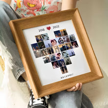 画像をギャラリービューアに読み込む, カスタマイズ可能 フォトフレーム ガラス 写真立て 壁掛け スタンド 結婚祝い プレゼント