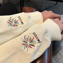 画像をギャラリービューアに読み込む, 名入れ 文字 刺繍入り カスタマイズ可能 スウェット パーカー 裏起毛 トレーナー フーディー クリスマスプレゼント