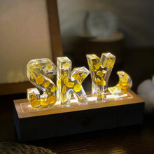 画像をギャラリービューアに読み込む, カスタム ドライフラワー入りナイトライト|クリスマスプレゼント 誕生日ギフト|Unimstar