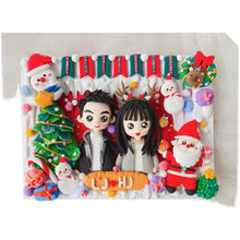 画像をギャラリービューアに読み込む, オリジナルフィギュア 3dフォトフレーム|結婚祝い 誕生日プレゼント|似顔絵 おしゃれ ギフト|Unimstar