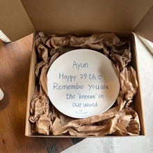画像をギャラリービューアに読み込む, オーダーメイド 文字入りお皿 おしゃれ ケーキ皿 食器 陶磁器 プレート