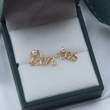 画像をギャラリービューアに読み込む, お名前をカスタマイズできる パールピアス|クリスマスプレゼント 誕生日ギフト