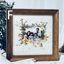 画像をギャラリービューアに読み込む, 写真入りプリザーブドフラワーフォトフレーム|結婚祝い 誕生日プレゼント|カスタム ギフト|Unimstar