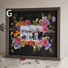 画像をギャラリービューアに読み込む, 写真入りプリザーブドフラワーフォトフレーム|結婚祝い 誕生日プレゼント|カスタム ギフト|Unimstar