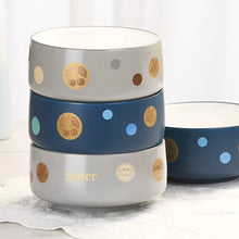 画像をギャラリービューアに読み込む, オーダーメイド 名入れ 文字入り お茶碗 飯碗 お碗 食器 陶磁器