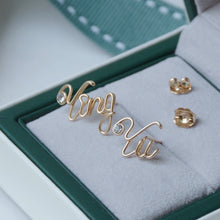 画像をギャラリービューアに読み込む, お名前をカスタマイズできる パールピアス|クリスマスプレゼント 誕生日ギフト|Unimstar