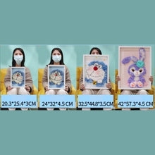 画像をギャラリービューアに読み込む, オーダーメイド 紫陽花プリザーブドフラワー フォトフレーム 写真立て 壁掛け 似顔絵 結婚祝い プレゼント