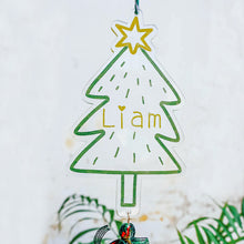 画像をギャラリービューアに読み込む, 名入れアクリル製 クリスマスツリーオーナメント|クリスマスプレゼント ギフト|Unimstar