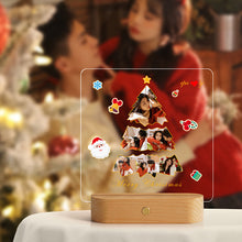 画像をギャラリービューアに読み込む, 写真入り木製ナイトライト メッセージ入り|クリスマスプレゼント ギフト|Unimstar