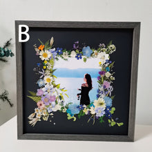 画像をギャラリービューアに読み込む, 写真入りプリザーブドフラワーフォトフレーム|結婚祝い 誕生日プレゼント|カスタム ギフト|Unimstar