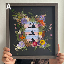 画像をギャラリービューアに読み込む, 写真入りプリザーブドフラワーフォトフレーム|結婚祝い 誕生日プレゼント|カスタム ギフト|Unimstar